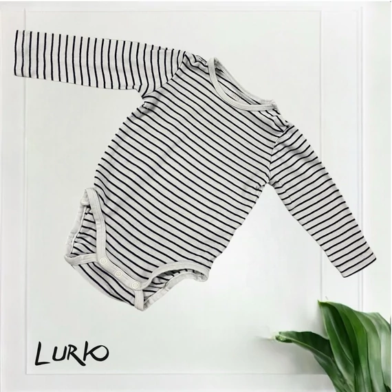 Hosszú ujjú csíkos body