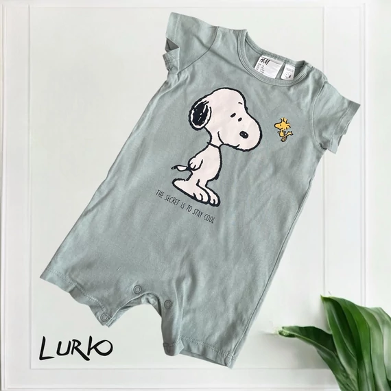 Snoopy mintás kezeslábas