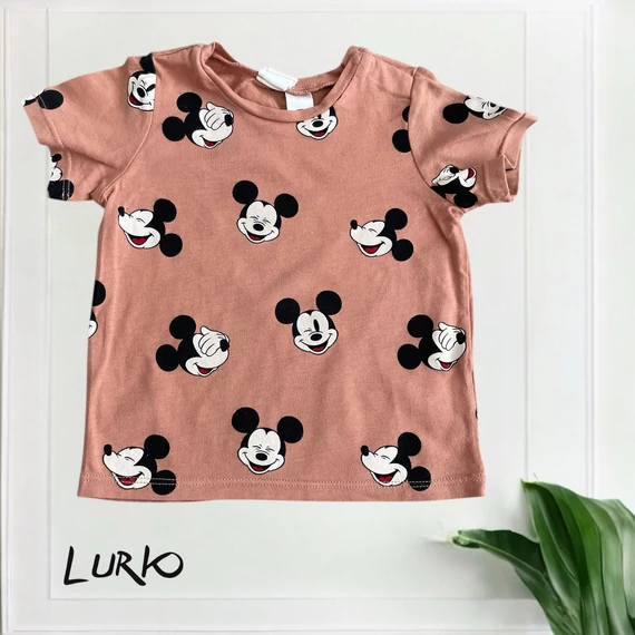 Disney Mickey Mouse mintás rövid ujjú póló