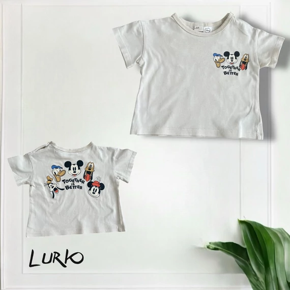 Disney Mickey Mouse mintás rövid ujjú póló