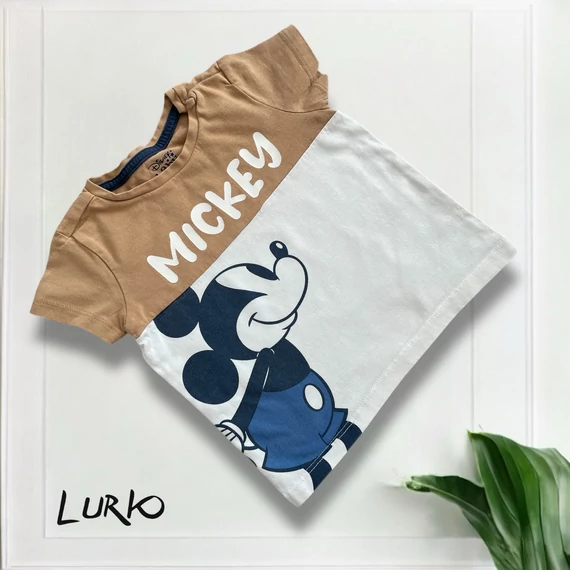 Disney Mickey Mouse mintás rövid ujjú póló