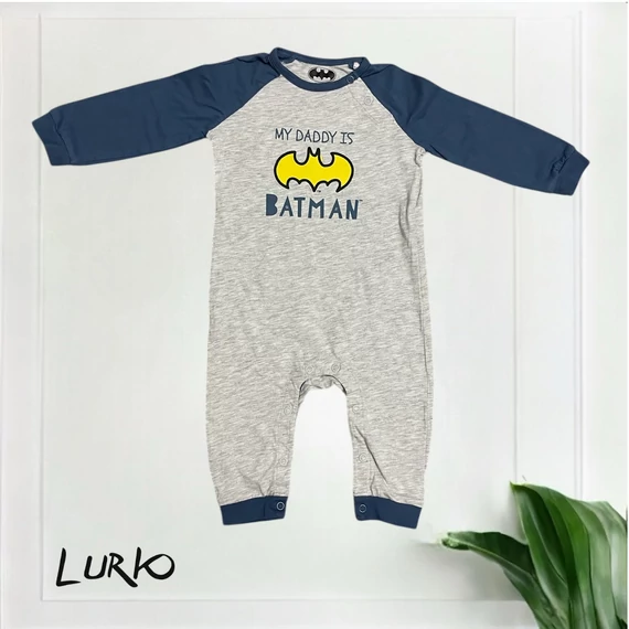 Batman mintás rugdalózó