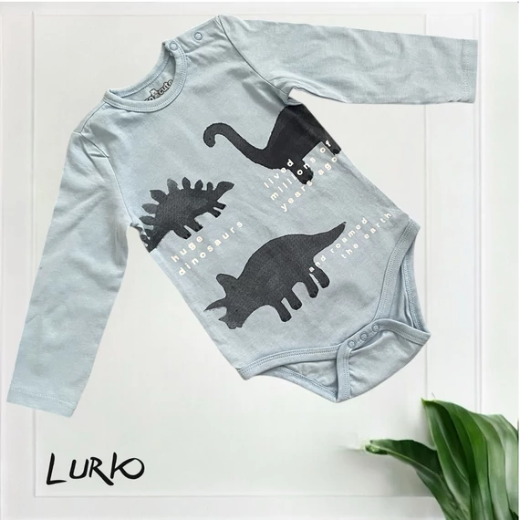 Hosszú ujjú dínós body