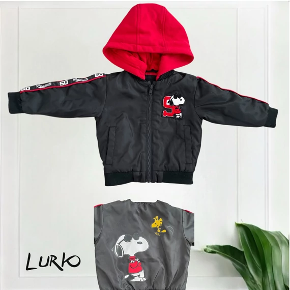 Snoopy mintás bomber
