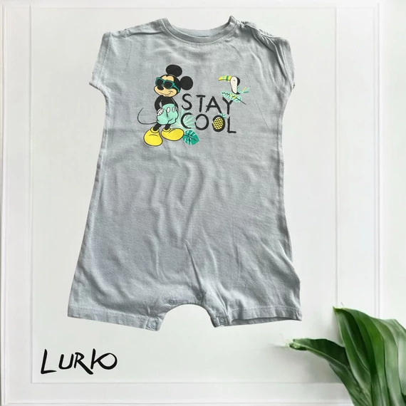 Dinsey Mickey Mouse rövid szárú kezeslábas