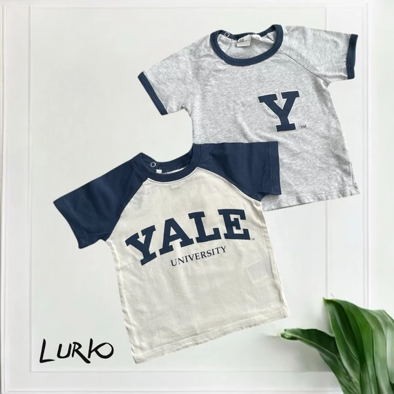 2 db Yale feliratos póló