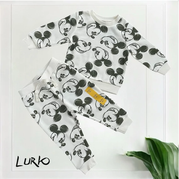 Mickey Mouse belül bolyhos melegítő