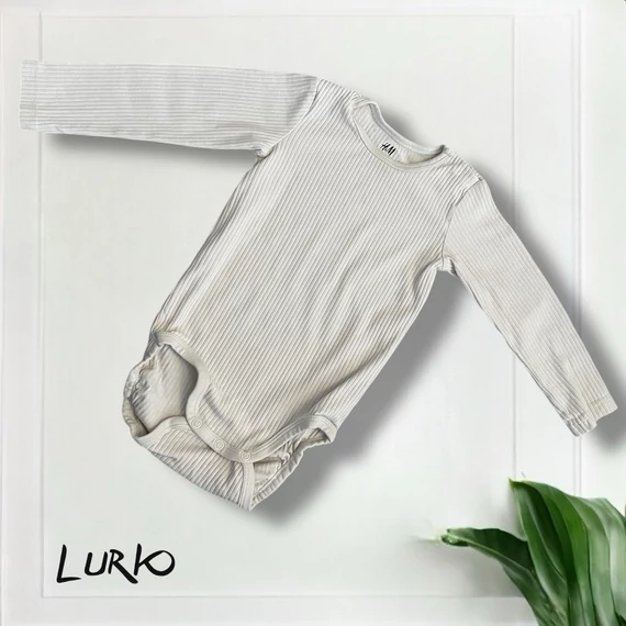 Bordás hosszú ujjú body