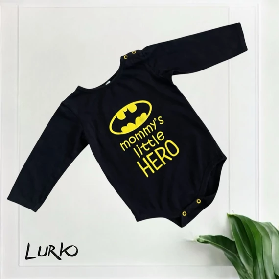 Batman mintás hosszú ujjú body