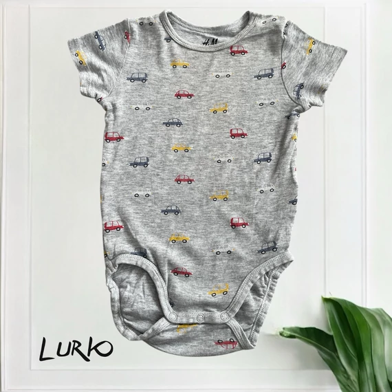 Járműves rövid ujjú body