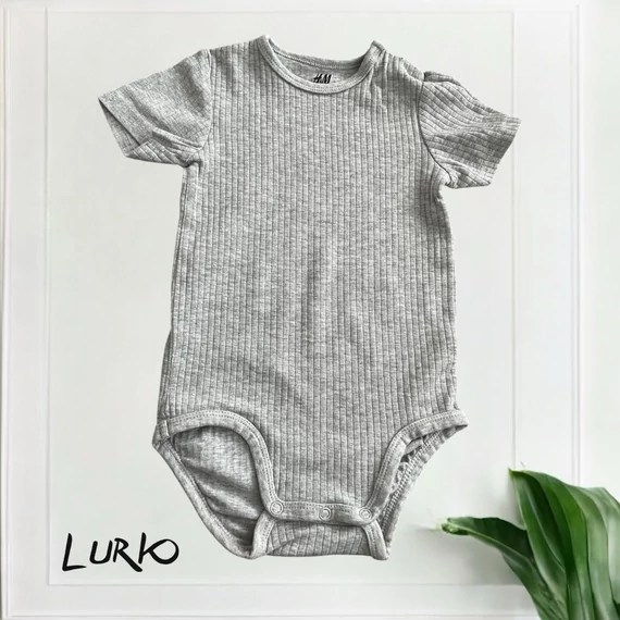 Bordás rövid ujjú body