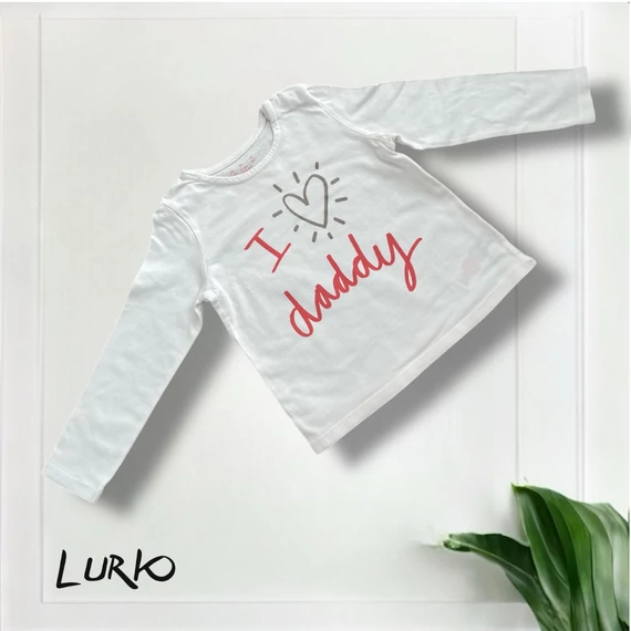 I <3 Dad feliratú hosszú ujjú póló