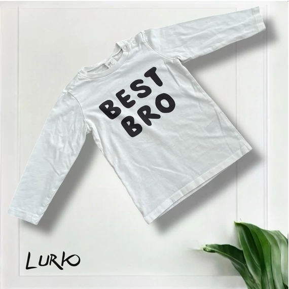 Best Brother feliratos hosszú ujjú póló