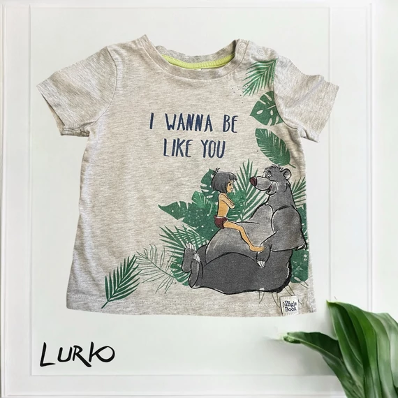 Disney Jungel Book mintás rövid ujjó póló