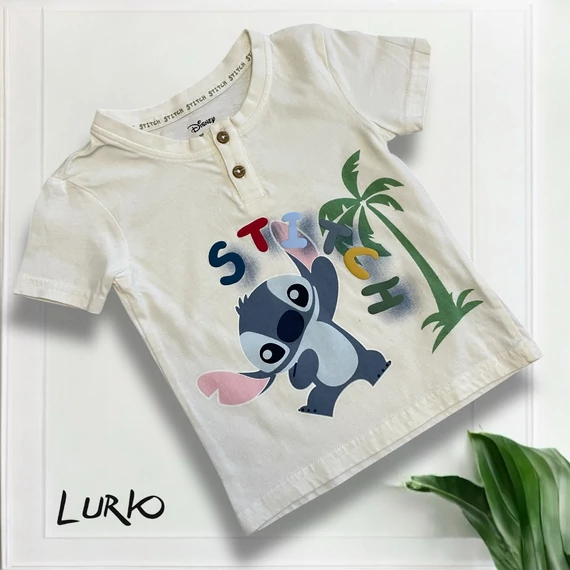 Disney Stitch mintás rövid ujjú póló