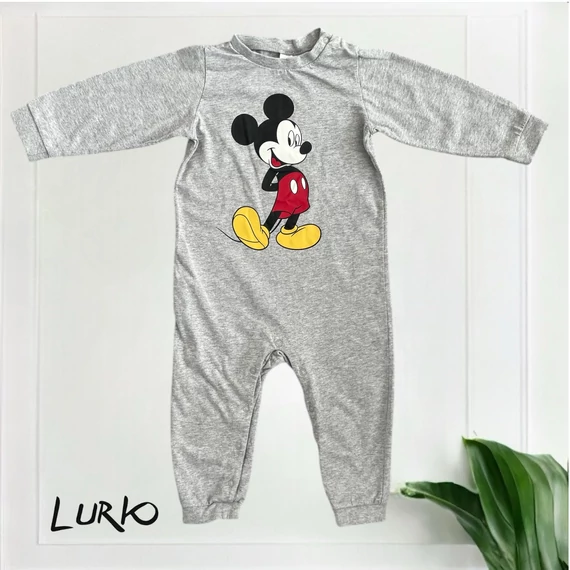 Mickey Mouse mintás rugdalózó