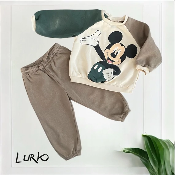 Mickey Mouse belül bolyhos melegítő