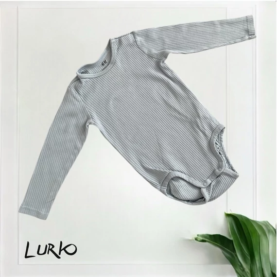 Bordás hosszú ujjú body