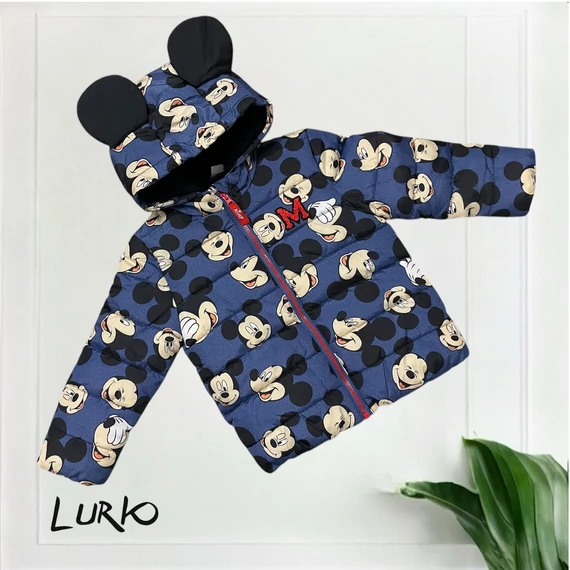 Mickey Mouse mintás télikabát