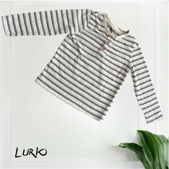 Hosszú ujjú Henley póló