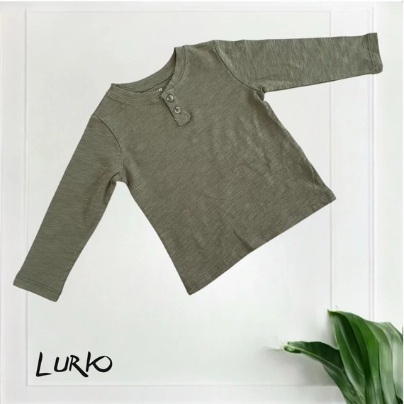 Hosszú ujjú Henley póló