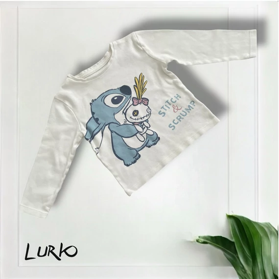 Stitch mintás hosszú ujjú póló