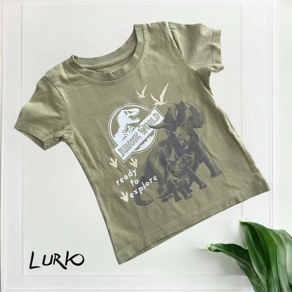 Jurasic World rövid ujjú póló