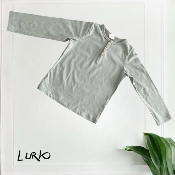 Rövid ujjú Henley póló