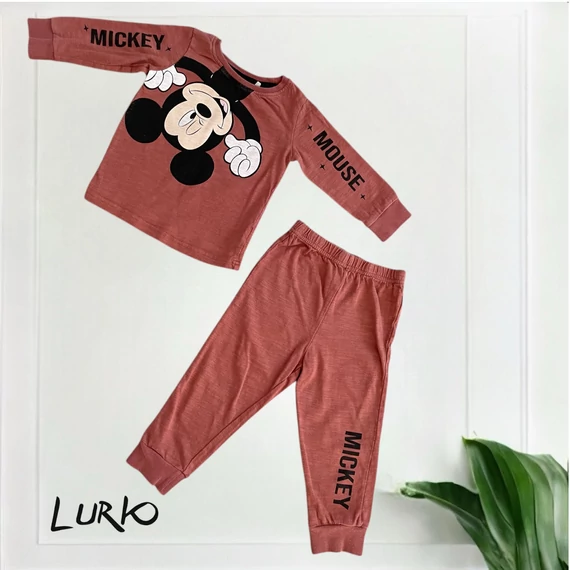 Mickey Mouse hosszú ujjú pizsama