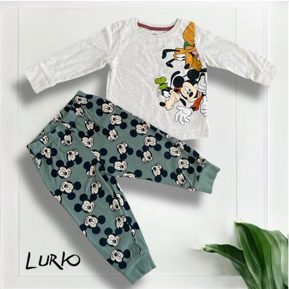Mickey Mouse hosszú ujjú pizsama