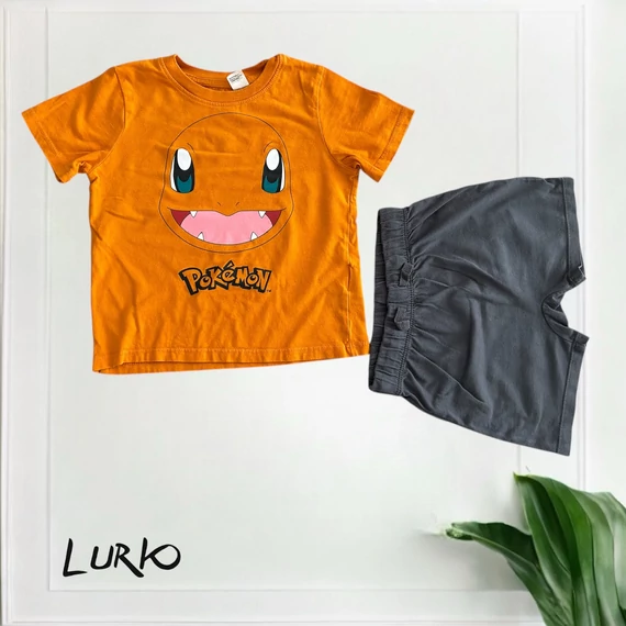 2 részes rövid ujjú Pokemon szett